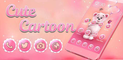 Cute Salmon Teddy Bear 2D Theme pc screenshot Cute Salmon Teddy Bear 2D Theme pc screenshot