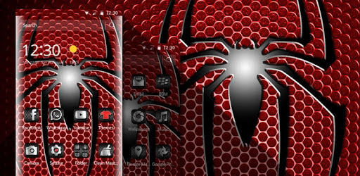Red Metal Spider Hero Theme pc screenshot Red Metal Spider Hero Theme pc screenshot