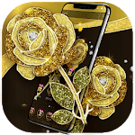Gold Rose Luxury Black Business Theme icon