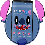 Cute Blue Devil Cartoon Theme🐨 for pc icon