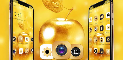 Gold Luxury Apple Theme For XS pc screenshot Gold Luxury Apple Theme For XS pc screenshot