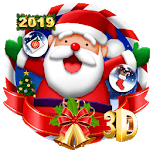 3D Merry Christmas Theme icon