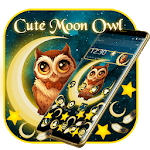 Cute Moon Owl Gravity Theme icon