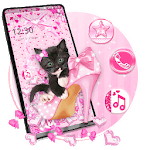 Cute Girly Kitty Gravity Theme icon
