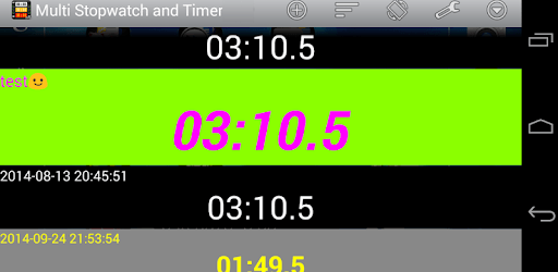 Multi Stopwatch & Timer  free pc screenshot
