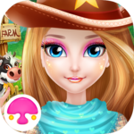 Farm Girl Salon: girls games icon