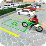 Real Bike Driver Parking icon