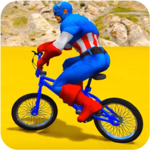 Superheroes Bmx Racing: Bicycle Xtreme Stunts icon