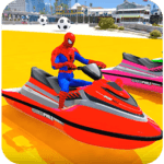 Superheroes Jet Ski Stunts: Top Speed Racing Games for pc icon