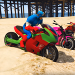 Superheroes Downhill Race for pc icon