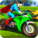 Superheroes Bike Stunt Racing Games icon
