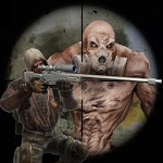 Zombie Sniper Shooter Off road Zombie Dog hunt icon