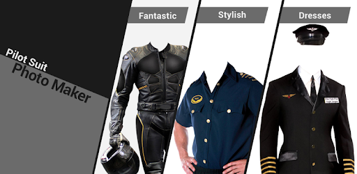 Pilot Suit Photo Maker pc screenshot