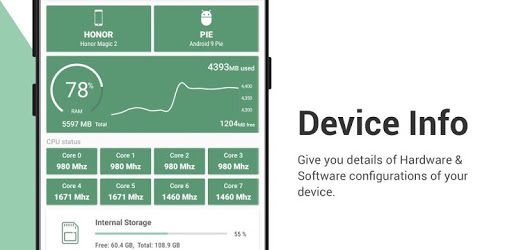Device Info: View phone information. pc screenshot Device Info: View phone information. pc screenshot