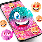 Emoji glitter live wallpaper for pc icon