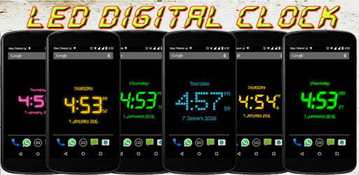 Free LED Digital Clock LWP pc screenshot