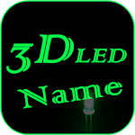 3D LED My Name Live Wallpaper icon
