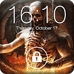 Skeleton Skull Screen Lock for pc icon