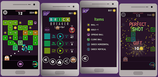 Brick Breaker Glass : Shoot the Ball & Blocks pc screenshot Brick Breaker Glass : Shoot the Ball & Blocks pc screenshot