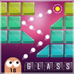 Brick Breaker Glass : Shoot the Ball & Blocks icon