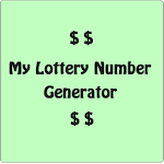 My Lottery Number Generator icon