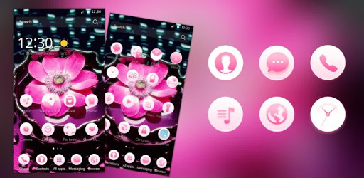 Lotus Pink and Waterdrops pc screenshot Lotus Pink and Waterdrops pc screenshot