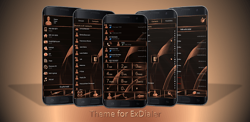 Dialer MetalGate Orange theme pc screenshot
