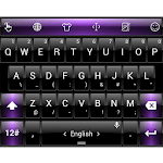 Keyboard Theme Dusk BK Purple icon