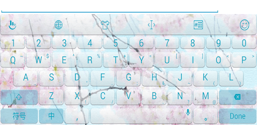 Keyboard Theme Love Sakura Azu pc screenshot