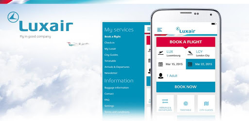 Luxair Luxembourg Airlines pc screenshot