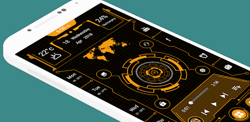 Futuristic Launcher 2018 - Theme High-tech UI pc screenshot Futuristic Launcher 2018 - Theme High-tech UI pc screenshot