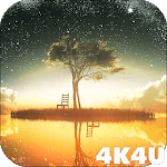 4K Fantasy Island Minimalistic Live Wallpaper icon