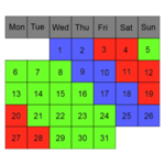 Shift Work Calendar icon