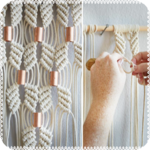 Macrame step by step tutorial icon