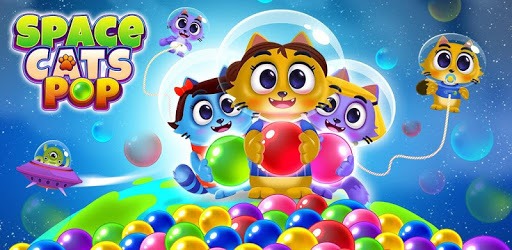 Space Cats Pop - Bubble Shooter Kitty Kitten Game pc screenshot