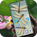 Dragonfly in phone prank icon