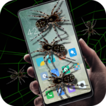 Spider in phone prank icon