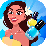 Manicure sea princess icon