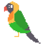 Cross Stitch Pixel Coloring Book icon