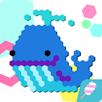 HexaParty - Pixel art coloring book for kids icon