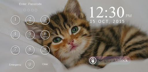 Cute Cat Keypad Lock Screen pc screenshot Cute Cat Keypad Lock Screen pc screenshot