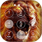 Lion Keypad Screen Lock Theme icon