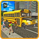 School Bus Coach Simulator 3D icon