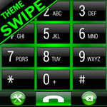 THEME SWIPE DIALER AERO GREEN icon