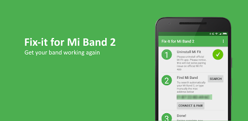Fix-it for Mi Band 2 pc screenshot