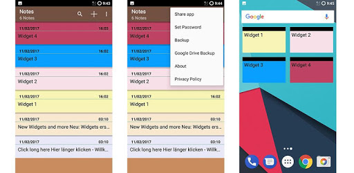 Notes app free Android pc screenshot