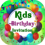 Kids Birthday Invitation Maker for pc icon