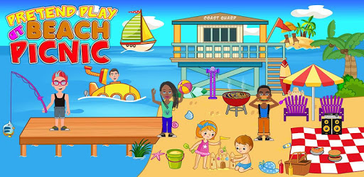 Pretend Play Beach Life: Fun Town picnic Games pc screenshot Pretend Play Beach Life: Fun Town picnic Games pc screenshot