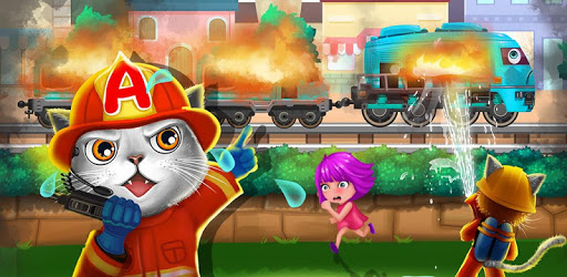 Train On Fire - Kids Games! pc screenshot Train On Fire - Kids Games! pc screenshot