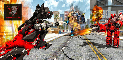 US Police Real Robot Wolf Transforming Robot Games pc screenshot